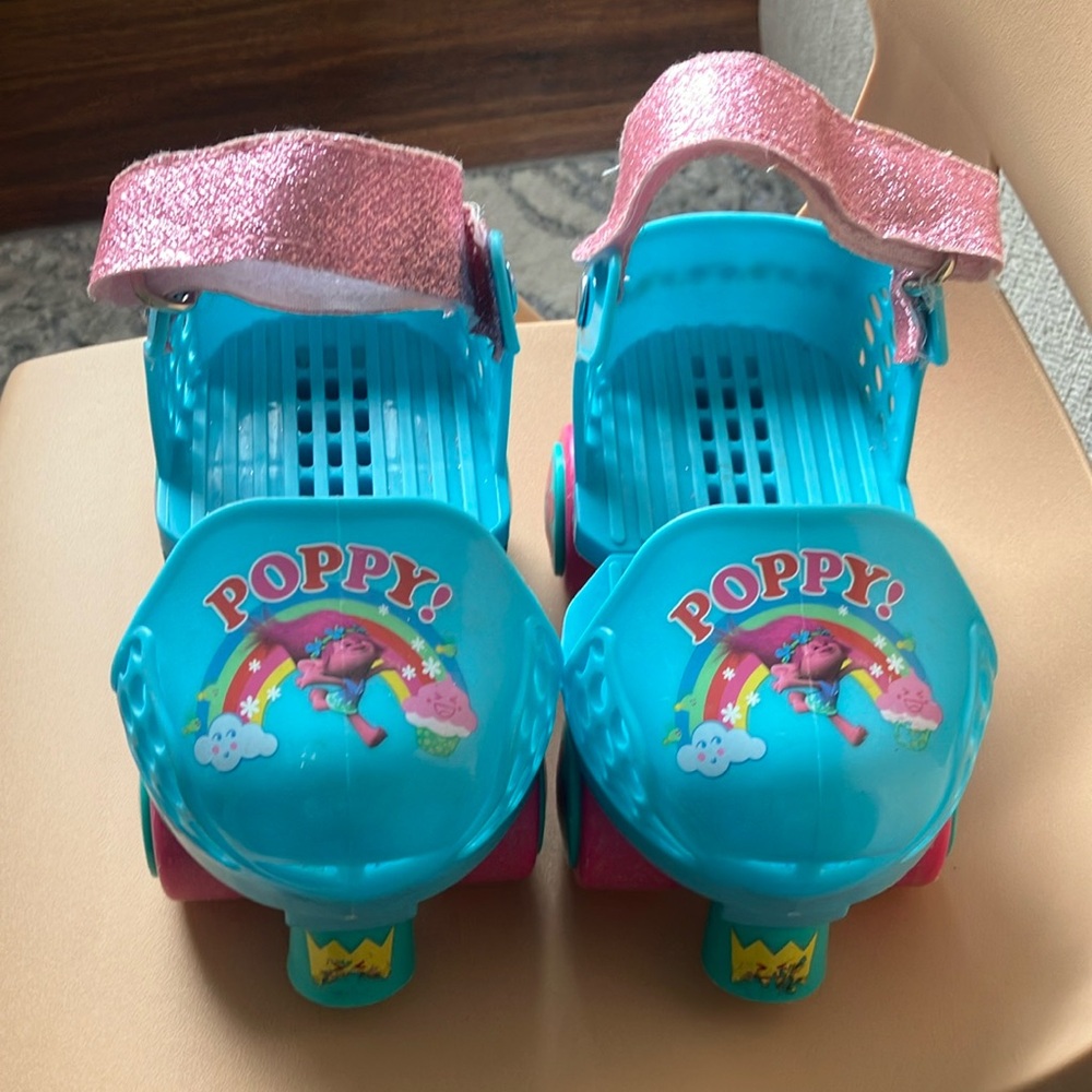 Kids Roller Skates - Blue and Pink